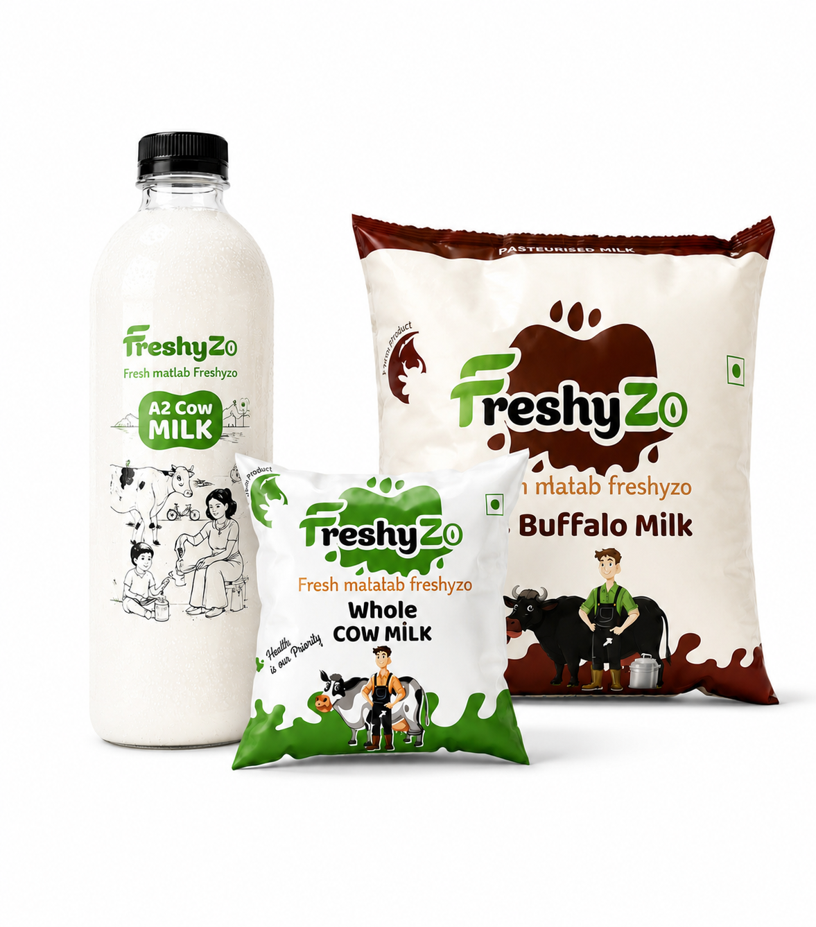 Freshyzo dairy product range